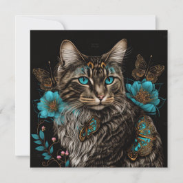 Fantasía con flores y mariposas arte de IA
