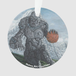 Fantasía de baloncesto de Stone Golem Ornamento ac