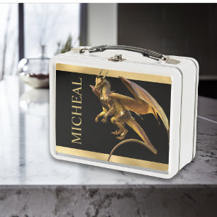 Fantasía de dragón dorado personalizada 