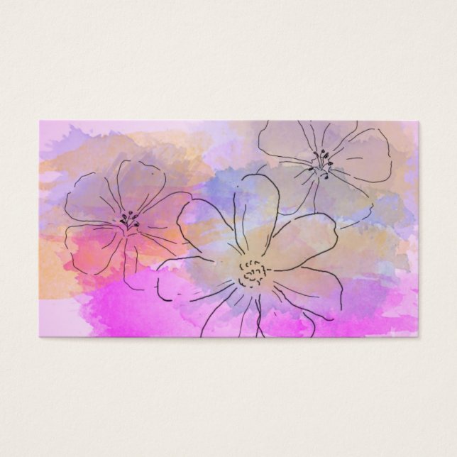 Fantasía de flores acuáticas (Frente)