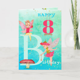 Fantasía de hongos con tarjeta de oro azul