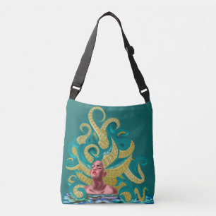 Fantasía de la bolsa del cuerpo cruzado de la muje