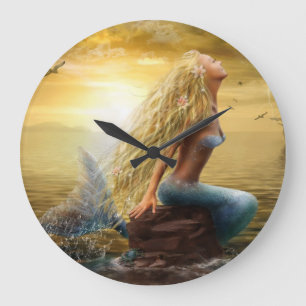 Fantasía de la sirena de los relojes