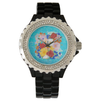 Fantasía de reloj floral