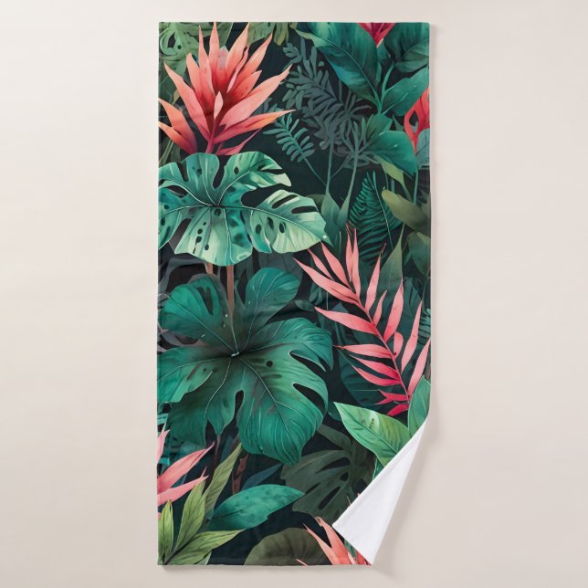 Fantasía de selva tropical (Toalla de baño)