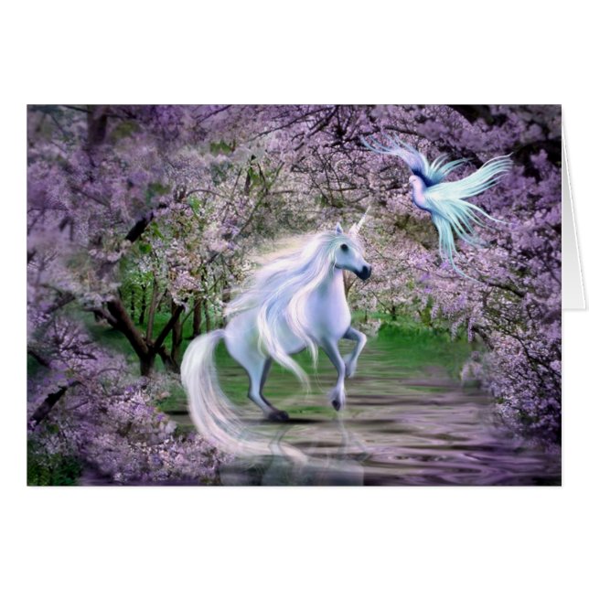 Fantasía de Spring Unicorn (Anverso (Horizontal))