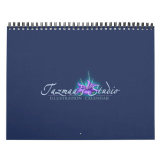 Fantasía del animado y calendario de las