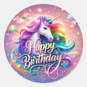 Fantasía desgarradora: Pegatinas de cumpleaños de 