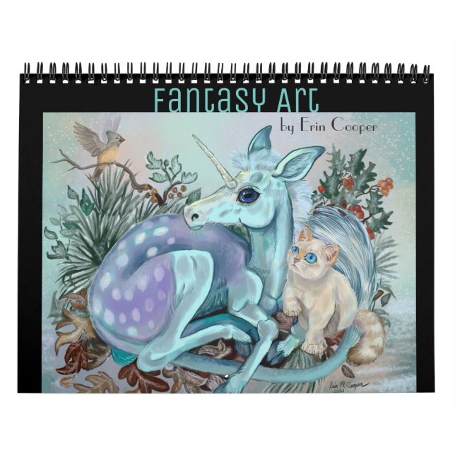 Fantasía en el calendario de arte (Tapa)