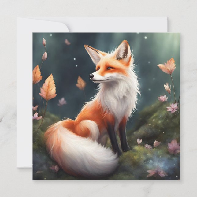 Fantasía Fox Nature Art (Anverso)