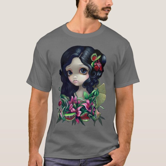 Fantasía gótica de la camisa de hadas carnívora (Anverso)