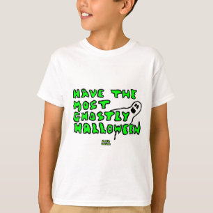 Fantasía Halloween Boys Camiseta Básica Blanca