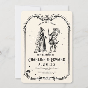 Fantasía Invitación a la Boda de Arte de engrase m