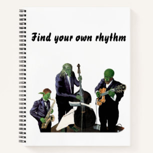 Fantasía Jazz Blues Músicos Cuaderno de Arte Espir