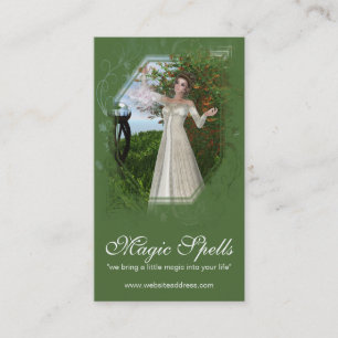Fantasía Magia Madre Tierra Tarjeta de Negocios
