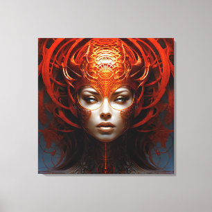 Fantasía mágica mujer de arte