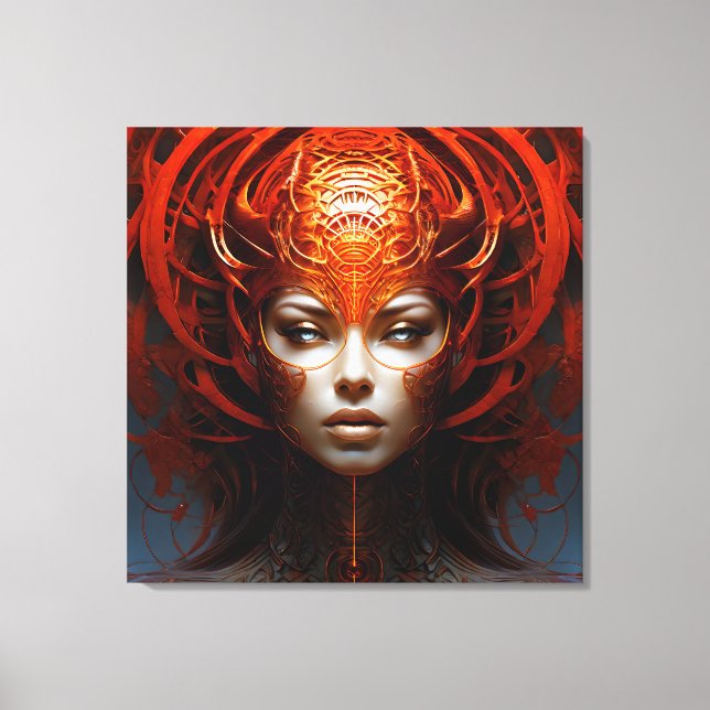 Fantasía mágica mujer de arte (Anverso)