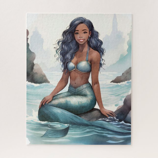 Fantasía Mermaid Jigsaw Puzzle (Vertical)