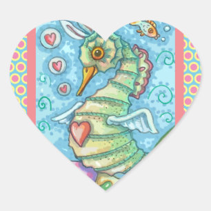 FANTASÍA ORIENTAL, PEGATINAS DE SEAHORSE DE PRIMAV