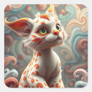 Fantasía Pegatinas de gatos divertidos