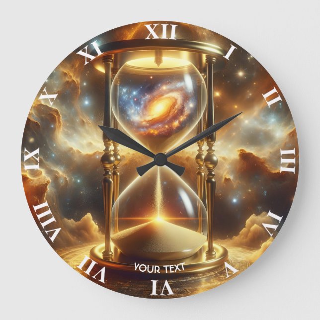 Fantasía Reloj de vidrio de espacio reducido (Anverso)