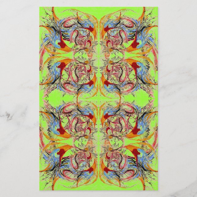 Fantasía Resumen Papel de cartón de cartón de cart (Anverso)