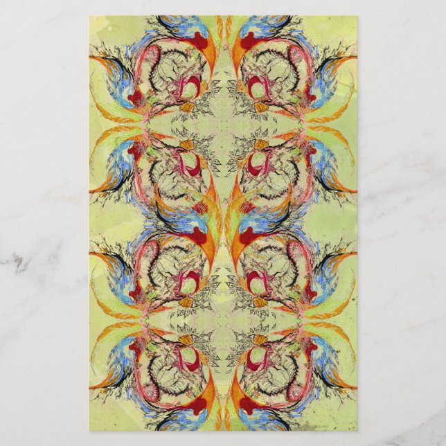 Fantasía Resumen Papel de cartón de cartón de cart (Anverso)