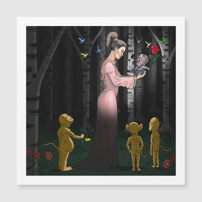 fantasía romántica el día de San Valentín (Anverso)