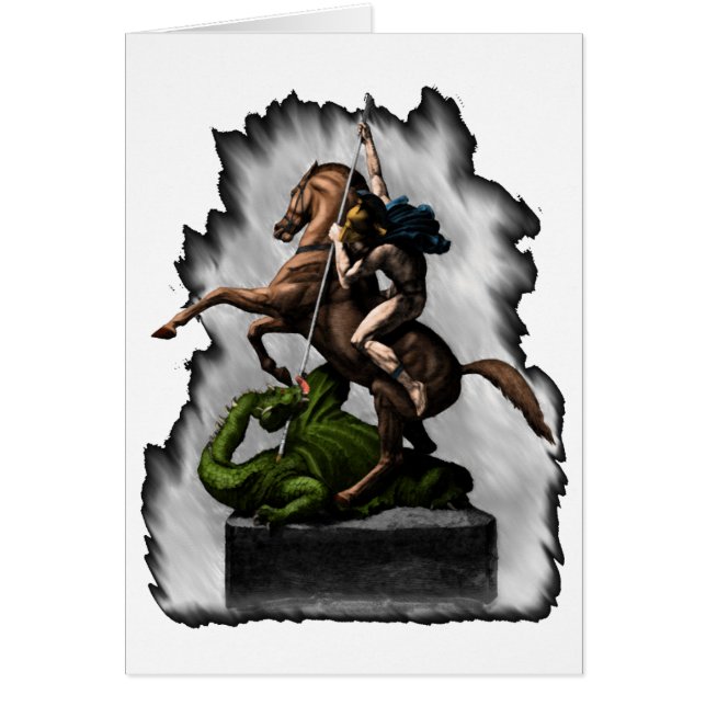 Fantasía San Jorge Dragón Inglaterra Mitología (Frente)
