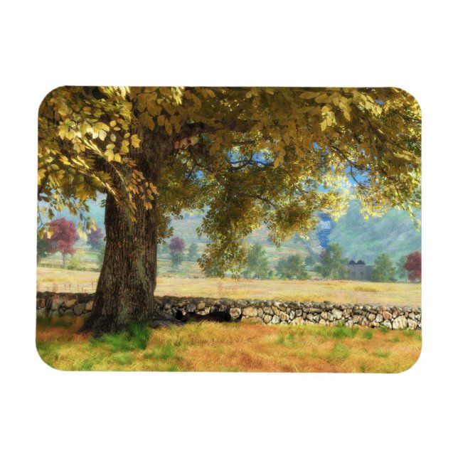Fantasías: Bajo el imán flexible del árbol de haya (Horizontal)
