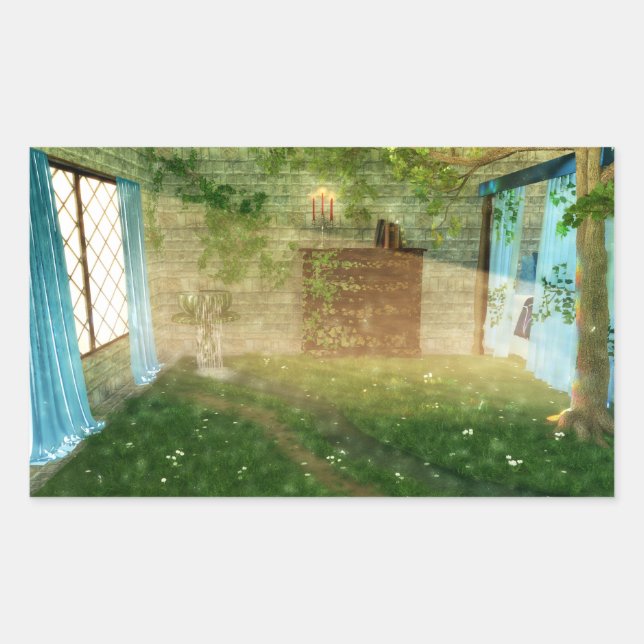 Fantasías: En Pegatinas de tierras de hadas (Anverso)