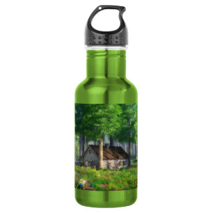 Fantasías: La botella de agua de la cabaña foresta