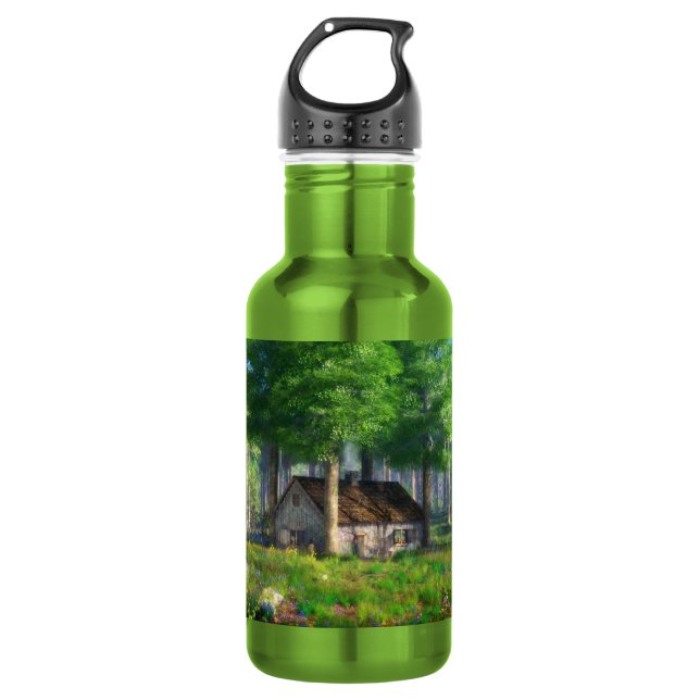 Fantasías: La botella de agua de la cabaña foresta (Anverso)