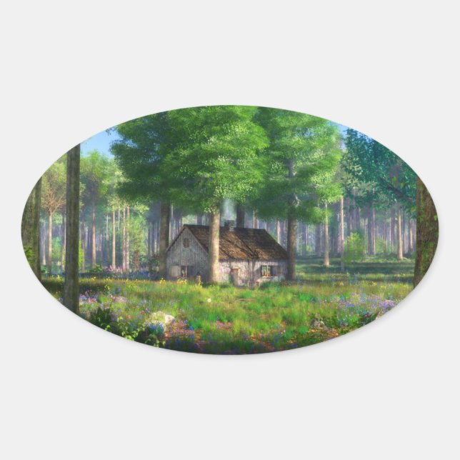 Fantasías: Los Pegatinas de la cabaña forestal (Anverso)