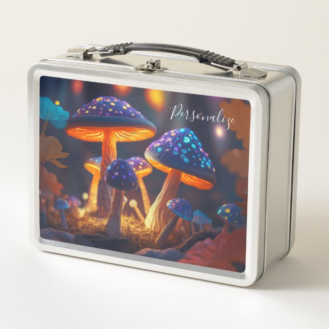 Fantasías Mushrooms Glow Magazine Personalizado Ja (Anverso)