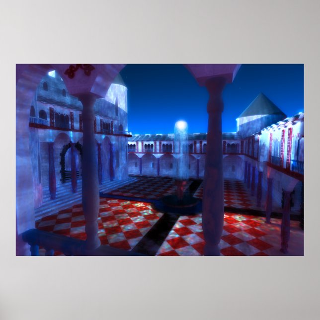 Fantasías: Patio de la impresión del palacio (Frente)