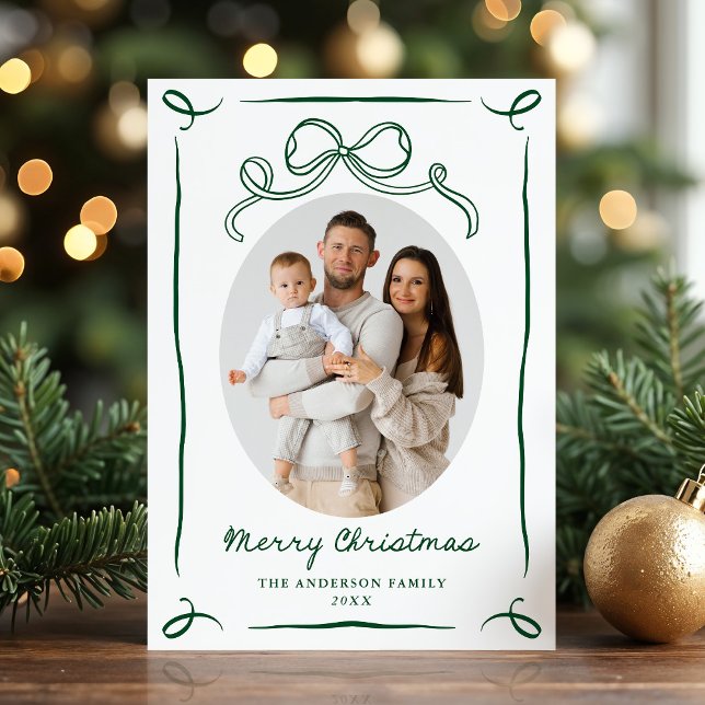 Fantasioso Arco Verde Dibujado a Mano Navidad 2 Fo (Subido por el creador)