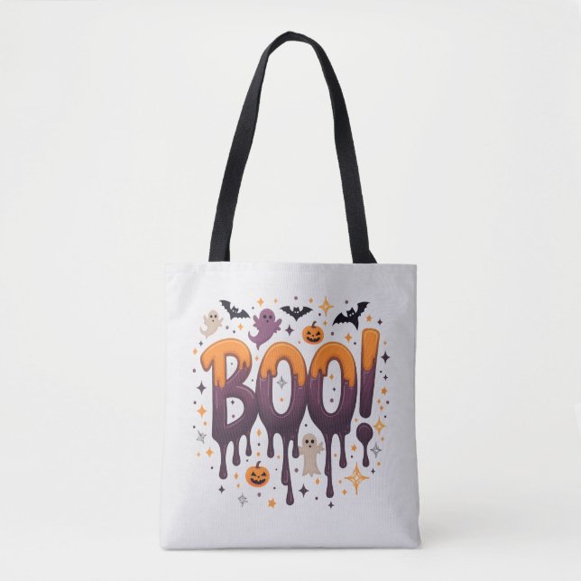 Fantasma Bolsa de Tote de Halloween | Truco divert (Anverso)