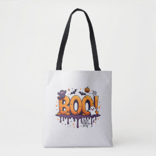 Fantasma Bolsa de Tote de Halloween   Truco divert