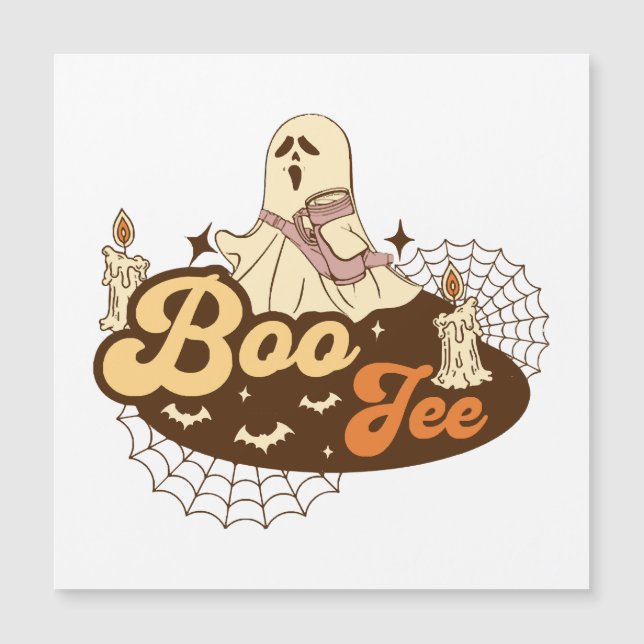 Fantasma Boo-Jee Halloween divertido (Anverso)