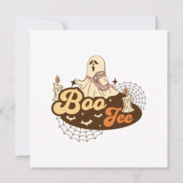 Fantasma Boo-Jee Halloween divertido (Anverso)