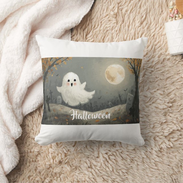 "Fantasma Cojín decorativo Fantasma Halloween" (Manta)