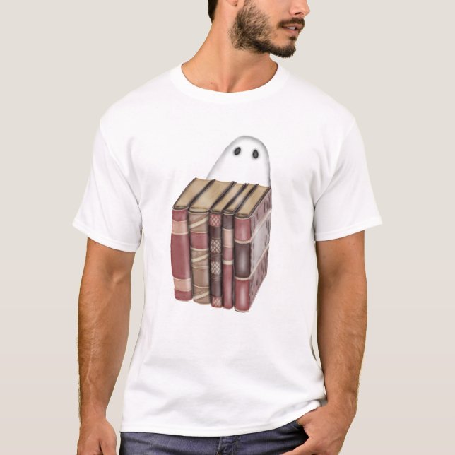 Fantasma con camiseta de libros (Anverso)