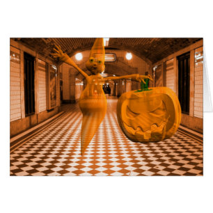 Fantasma Cuaderno Con Calabaza