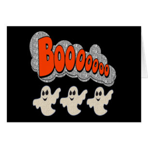 Fantasma de Boo de Tarjeta de Nota