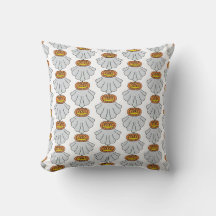 Fantasma de Calabaza (blanco) - Almohada