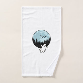 Fantasma de Halloween Bosque Espeluznante Luna Vin
