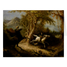 Fantasma de Halloween, un jinete sin cabeza