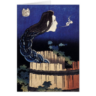 Fantasma de Okiku - Hokusai