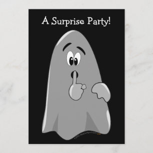 Fantasma del dibujo animado de las invitaciones